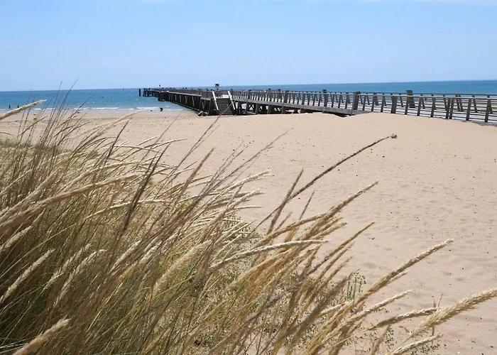 아파트 Bel Proche Des Plages Et Commerces 생장드몽